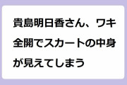 貴島明日香さん、ワキ全開でスカートの中身が見えてしまう！プリンセス明日香がノースリーブドレスで腋の下全開