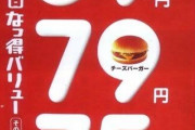 10年前の日本「ハンバーガー100円です、牛丼並250円です、タバコ300円です」←この時代
