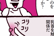 縦漫画・乳首をコリコリ乳首が性感帯は男女とも多い