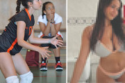 【エロ画像 素人】 噂の美人のバレーボール選手が凄いオッパイしてた