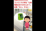 【2chスカッとスレ】小学生が店員に「公衆電話はありませんか？」店員は無愛想に「ない」と答える。すると…