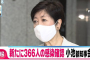 東京都で366人のコロナ感染！過去最多を更新！GO TO開始直後、小池都知事が外出控え要請！