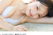 【水着画像】日向坂46濱岸ひより、初ビキニで谷間解禁wwwwwww1st写真集のおっぱいカットにファン大興奮！！！