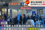 【悲報】中国本土の死者の約8割が亡くなる