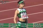 【動画】女子陸上、開始9秒で乳首が見えるハプニング→！！！