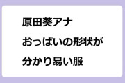 原田葵アナ　おっぱいの形状が分かり易い服を着てしまう