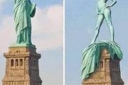 【画像】自由の女神さん、脱いだ結果ｗｗｗｗｗｗｗ