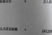 【画像あり】ワイドカタ、2年目の今月の給料明細ｗｗｗｗｗｗｗｗｗｗｗｗ