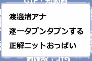 渡邊渚アナ｜逐一タプンタプンする正解ニットおっぱい！ネプリーグ