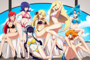 【画像】どの水着姿のポケモントレーナー♀を見てムラムラ興奮する？ｗｗ