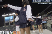 【画像】韓国のチアガール、球場で射精させにかかるｗｗｗｗ