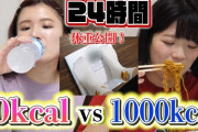 【悲報】ダイエット中ワイ、１日の摂取カロリー「1000KCal」のみ・・・