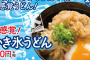 【画像】スシローの新商品「かき氷うどん」ｗｗ