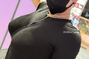 ボーイッシュ巨乳女さん、とんでもなくHな服装で街を歩いてしまう