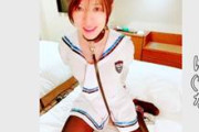 NH・男の娘　＜女装＞ミニスカセーラーコスプレ x 拘束 前後カメラ　脳イキ　投稿動画