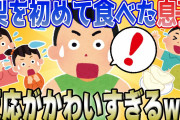 【2ch面白スレ】梨を初めて食べた息子→反応がかわいすぎて草ww【ほのぼの】