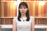 【画像】news23で上村彩子アナが巨乳をアピール