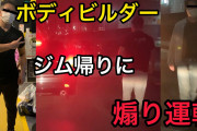 【悲報】煽り運転さん間違えてボディビルダーの車を攻撃してしまうwww