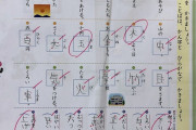 【画像】小学生「漢字テスト満点の自信ある！！！」　先生「ガキが・・・」