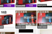 【朗報】Switch転売ヤー、みじめすぎる