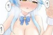 【閲覧注意】巨乳バニーガールさん、際どい衣装を着せられ泣いてしまう
