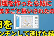 【2ch修羅場スレ】姑のいびりの復讐に冷蔵庫の卵全部レンジに突っ込んで逃げた結果【ゆっくり】