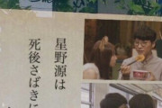 【悲報】星野源、一線を越えてしまう