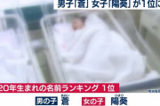 【画像】今年最も赤ちゃんに命名された名前ランキングｗｗｗｗ