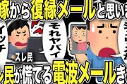 【2chジュリメスレ】スレ民騒然！元汚嫁から復縁メール「あなた天井にへばりつかないで！私たちは別れたの！」いや電波メールが届いた…スレ民「引っ越せ」「KOEEEEEE」【ロミオメール】