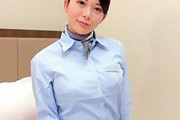 めぐみ 巨乳のキャビンアテンダントが童貞ちんぽを筆下ろし！乳首舐めしながら騎乗位で腰振り