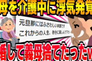 【2ch修羅場スレ】旦那の母親の介護をしてるのに浮気→夫『嫁は化粧もせずオバさんどころかおばあさんだ』→離婚して旦那の母親を捨てた結果…ゆっくり解説