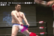 【GIF】男レスラー「女の顔パ.ンツの中に突っ込んでそのまま床に打ち付けたろ！」