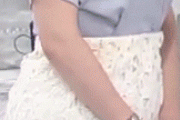 【gif】女子アナ、敏感すぎるｗ