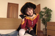 美人で照れ屋なボクの彼女がなんとも嬉しい宅コスレイヤーだった！？コスプレえいみのえちえちしちゃうぞ！！ 深田えいみ