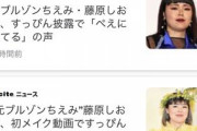 【悲報】元ブルゾンちえみの藤原しおりさん、元ブルゾンちえみとしか呼ばれないｗｗｗｗｗｗｗｗｗ