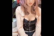 NH・男の娘　コスプレした男の娘さんが自分の尻を揉み揉みしたりペシペシしてる投稿動画