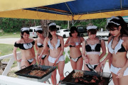 【画像】メイドさんたちのBBQ、楽しそうｗｗｗｗ
