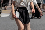 【画像】やっぱ街で見る女の野良ふとももってええな