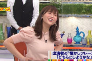 【画像】フジテレビ渡邊渚アナが暴力的なおっぱいをアピール