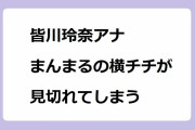 皆川玲奈アナ、まんまるの横チチが見切れてしまう！平和の鳥居よりも映えるオレンジニットおっぱい