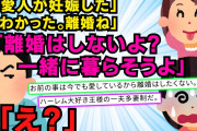 【スカッと】夫「浮気相手が妊娠した」私「わかった。離婚ね」夫「え？浮気はしないよ。全員で一緒に暮らそう」私「は？」【2chスレゆっくり解説】【2本立て】
