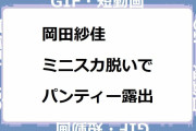 岡田紗佳｜ミニスカ脱いでパンティー露出！紗-Silk-