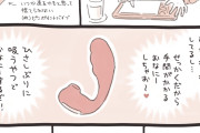 【画像】女絵師さん、オナニー体験を漫画にしてしまう