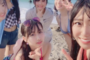【画像】JCさん、水着で海に行った写真をアップしてしまう…