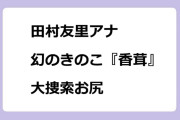 田村友里アナ　幻のきのこ『香茸』大捜索お尻