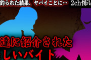 【2ch怖いスレ】友達に紹介された怪しいバイト。金に釣られた結果、ヤバイことに…【ゆっくり解説】