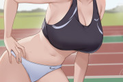 【画像】女の子「汗で匂いヤバいよ？」メスのフェロモンを感じられる二次イラストがこちら