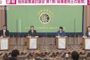 【総裁選討論会】第1部「候補者同士の質問」(2021年9月18日)