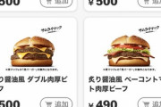 【悲報】マック、ついに単品500円wwwwwwwwwwww