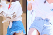 【エロ事故動画】アイドルさん、ステージ衣装の短パンの隙間から中身が全部見えてしまうｗｗｗｗｗｗｗ